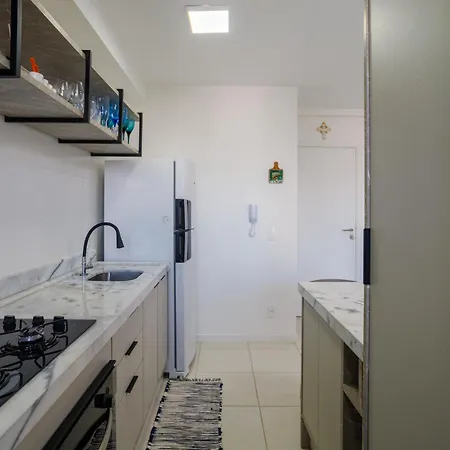 Praia Sacada: Beachside Apartment with Pool and 24/7 Security Picarras Room photo