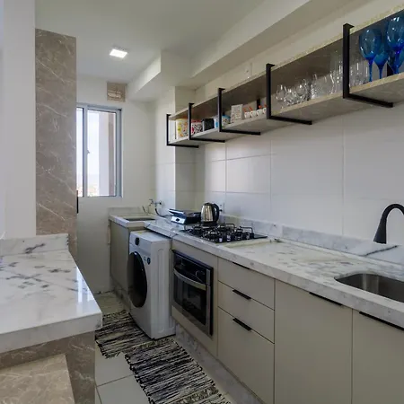 Praia Sacada: Beachside Apartment with Pool and 24/7 Security Picarras Room photo